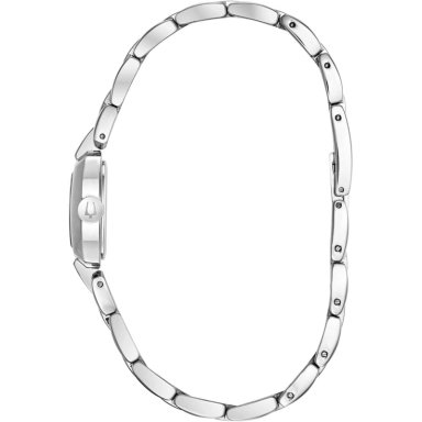 BULOVA RELOJ CLÁSICO DE VESTIR MINI MUJER CUARZO DOS AGUJAS MARCADORES ARÁBIGOS | PLATEADO - 2