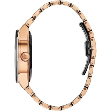BULOVA RELOJ LATIN GRAMMY MODERN MILLENIA HOMBRE AUTOMÁTICO 3 AGUJAS APERTURA | NEGRO/ORO ROSA - 3