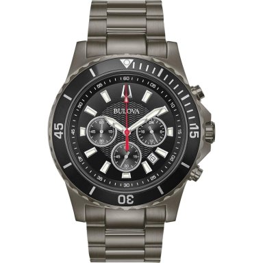 BULOVA RELOJ CLÁSICO DEPORTIVO HOMBRE CRONÓGRAFO 6 AGUJAS DE CUARZO ACERO | CARBÓN