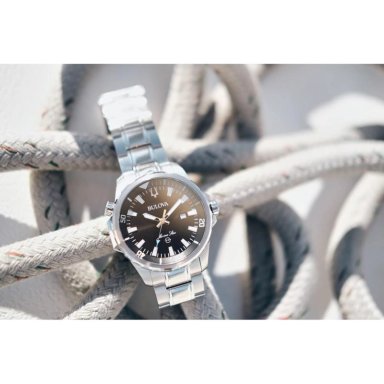 BULOVA RELOJ MARINE STAR DE HOMBRE SERIE B ACERO ESFERA CON EFECTO RAYOS DE SOL | PLATA - 4