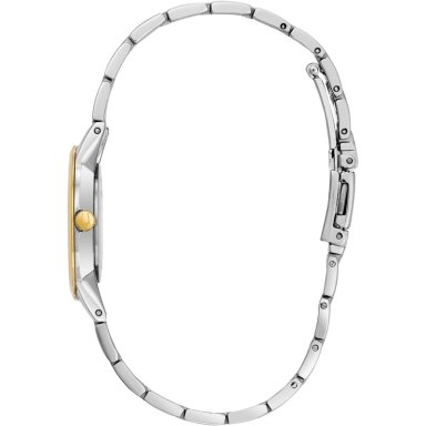 BULOVA RELOJ CLÁSICO PARA MUJER DE ACERO INOXIDABLE CON CUARZO Y DIAMANTES | ORO/PLATA - 2