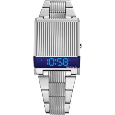 BULOVA RELOJ ARCHIVE HOMBRE LED COMPUTRON ACERO INOXIDABLE | PLATA - 2