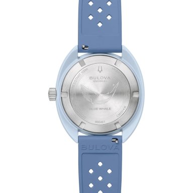 BULOVA RELOJ OCEANOGRAPHER SNORKEL AMAZON CUARZO 3 AGUJAS CERÁMICA CAUCHO | CELESTE - 4