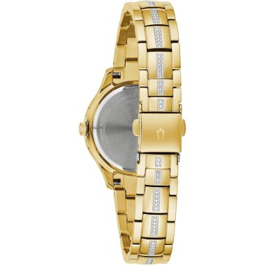 BULOVA RELOJ CRYSTAL PHANTOM MUJER CUARZO 3 AGUJAS SEGUNDERO PEQUEÑO NÁCAR | ORO/PLATA - 3