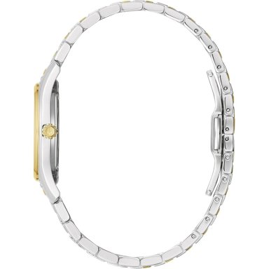 BULOVA RELOJ CLÁSICO MUJER CUARZO 3 AGUJAS DIAMANTES ACERO ESFERA NÁCAR | ORO/PLATA - 2