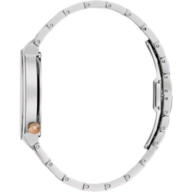 BULOVA RELOJ LATIN GRAMMY MUJER MODERN FUTURO BICOLOR ESFERA GRIS TEXTURIZADA | PLATA/ORO ROSA - 2