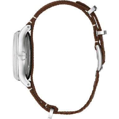 BULOVA RELOJ MILITAR DE HOMBRE AUTOMÁTICO 3 AGUJAS PARADA DE SEGUNDERO | MARRÓN - 2