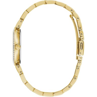 BULOVA RELOJ CLÁSICO MUJER CUARZO 3 AGUJAS ACERO CRISTALES NÁCAR | NEGRO - 2