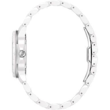 BULOVA RELOJ MARC ANTHONY MARINE STAR MUJER CUARZO 3 AGUJAS CERÁMICA ACERO | BLANCO - 2