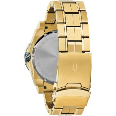 BULOVA RELOJ ICON CUARZO ALTA PRECISIÓN HOMBRE DIAMANTES RESISTENTE AL AGUA | ORO/NEGRO - 3