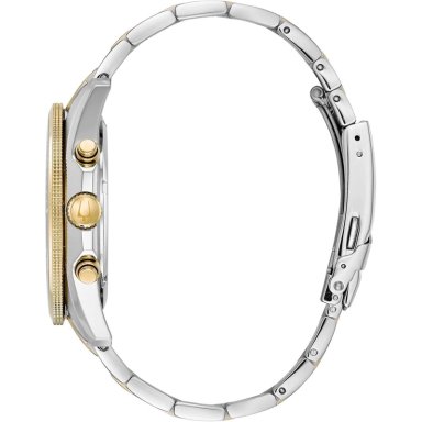 BULOVA RELOJ CRONÓGRAFO MARINE STAR DE HOMBRE CUARZO CALENDARIO Y LUMINOSO | ORO/PLATA/AZUL - 2