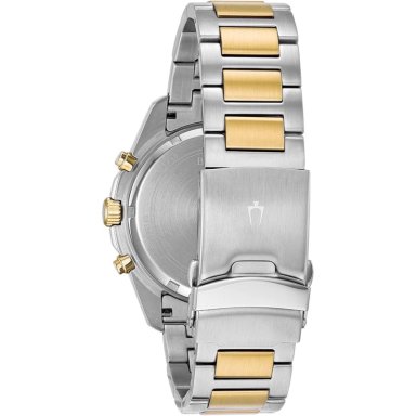 BULOVA RELOJ CRONÓGRAFO MARINE STAR DE HOMBRE CUARZO CALENDARIO Y LUMINOSO | ORO/PLATA/AZUL - 3