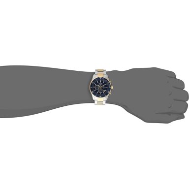 BULOVA RELOJ CRONÓGRAFO MARINE STAR DE HOMBRE CUARZO CALENDARIO Y LUMINOSO | ORO/PLATA/AZUL - 4