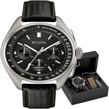BULOVA RELOJ ARCHIVE LUNAR PILOT HOMBRE CRONÓGRAFO 6 AGUJAS DE CUARZO | NEGRO