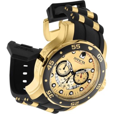 RELOJ INVICTA PRO DIVER PARA HOMBRE ACERO INOXIDABLE CORONA DE EMPUJE | AMARILLO Y NEGRO - 2