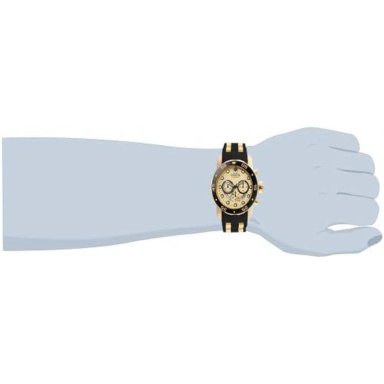 RELOJ INVICTA PRO DIVER PARA HOMBRE ACERO INOXIDABLE CORONA DE EMPUJE | AMARILLO Y NEGRO - 4