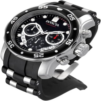 RELOJ INVICTA PRO DIVER PARA HOMBRE ACERO INOXIDABLE RESISTENTE AL AGUA | NEGRO Y PLATEADO - 2