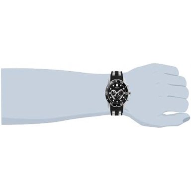 RELOJ INVICTA PRO DIVER PARA HOMBRE ACERO INOXIDABLE RESISTENTE AL AGUA | NEGRO Y PLATEADO - 5