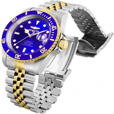 RELOJ INVICTA PRO DIVER PARA HOMBRE ESTILO BUZO CORONA ATORNILLADA | AZUL ELÉCTRICO Y PLATEADO - 2