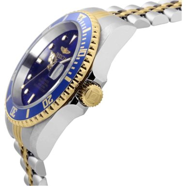 RELOJ INVICTA PRO DIVER PARA HOMBRE ESTILO BUZO CORONA ATORNILLADA | AZUL ELÉCTRICO Y PLATEADO - 3