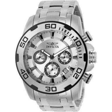 RELOJ INVICTA PRO DIVER PARA HOMBRE ANALÓGICO CIERRE PLEGABLE | PLATEADO - 1
