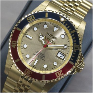 RELOJ INVICTA PRO DIVER PARA HOMBRE ESTILO BUZO ACERO INOXIDABLE | ORO - 5