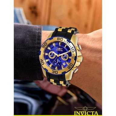 RELOJ INVICTA PRO DIVER PARA HOMBRE PANTALLA ANALÓGICA | DORADO Y NEGRO - 2
