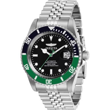 RELOJ INVICTA PRO DIVER PARA HOMBRE ESTILO BUZO CORREA AJUSTABLE | VERDE Y NEGRO