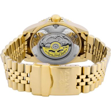 RELOJ INVICTA PRO DIVER PARA HOMBRE ESTILO BUZO CRISTAL MINERAL | ORO Y AZUL - 4