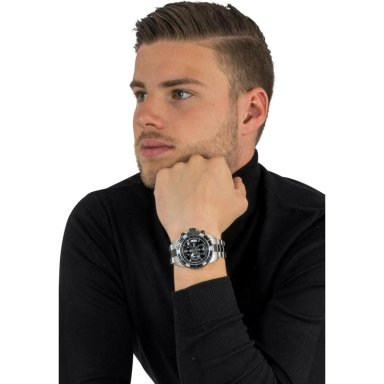 RELOJ INVICTA PRO DIVER PARA HOMBRE ACERO INOXIDABLE CASUAL | PLATEADO Y NEGRO - 5