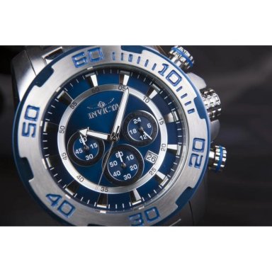 RELOJ INVICTA PRO DIVER PARA HOMBRE ANALÓGICO RESISTENTE AL AGUA | PLATEADO Y AZUL ACERO - 5