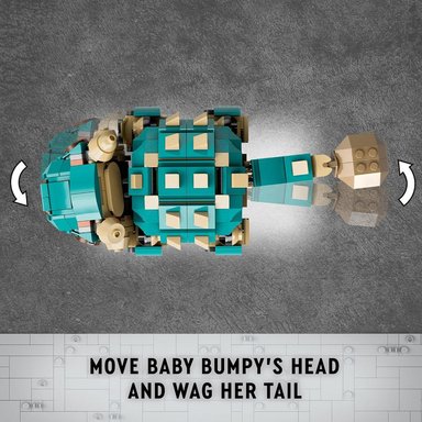 LEGO JURASSIC WORLD BABY BUMPY, JUGUETE DE DINOSAURIO ANQUILOSAURIO PARA ARMAR - 3