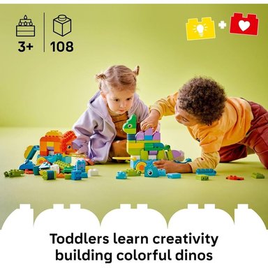 LEGO DUPLO TOWN DINOSAURIOS SOBRE RUEDAS, JUEGO EDUCATIVO Y CONSTRUCCIÓN - 2