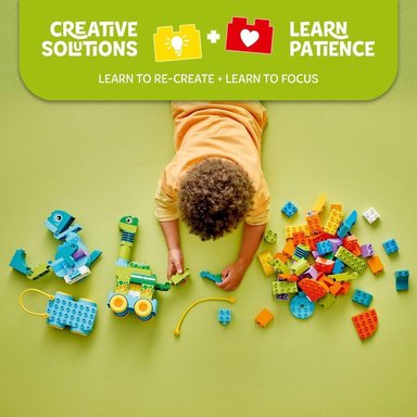LEGO DUPLO TOWN DINOSAURIOS SOBRE RUEDAS, JUEGO EDUCATIVO Y CONSTRUCCIÓN - 3