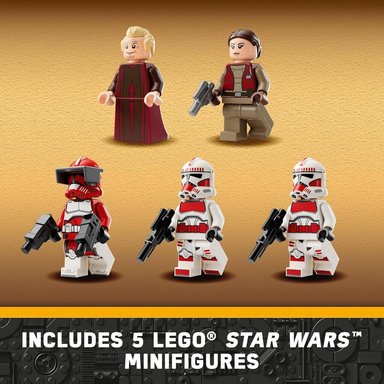 LEGO STAR WARS CAÑONERA GUARDIA DE CORUSCANT CON MINIFIGURAS - 6
