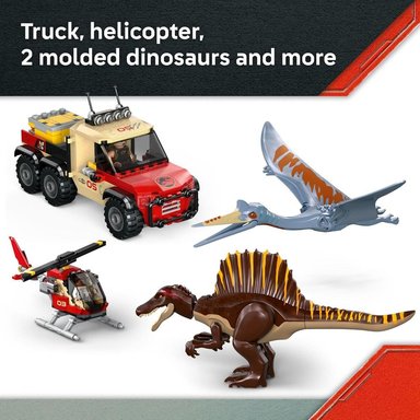 LEGO JURASSIC WORLD MISIÓN AÉREA, CONSTRUCCIÓN CON SPINOSAURUS Y QUETZALCOATLUS - 5