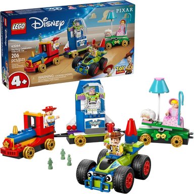 TREN Y COCHE TELEDIRIGIDO LEGO DISNEY PIXAR TOY STORY, JUEGO SENSORIAL - 1