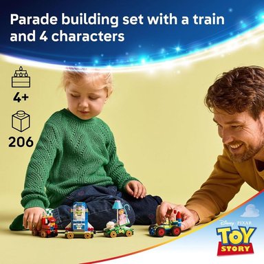 TREN Y COCHE TELEDIRIGIDO LEGO DISNEY PIXAR TOY STORY, JUEGO SENSORIAL - 2