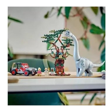 LEGO JURASSIC WORLD BRACHIOSAURUS DISCOVERY SET CON DINOSAURIO Y JEEP - 2
