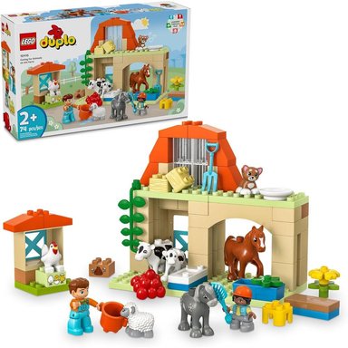 LEGO DUPLO CUIDADO DE ANIMALES EN LA GRANJA, SET EDUCATIVO PARA NIÑOS - 1