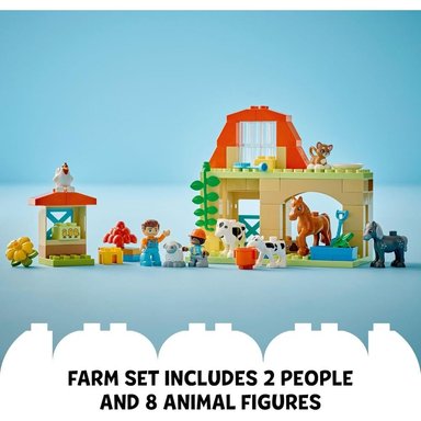 LEGO DUPLO CUIDADO DE ANIMALES EN LA GRANJA, SET EDUCATIVO PARA NIÑOS - 4