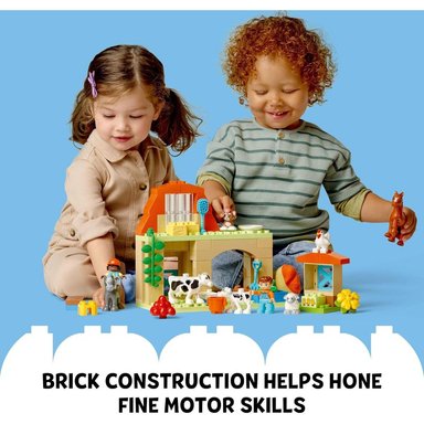 LEGO DUPLO CUIDADO DE ANIMALES EN LA GRANJA, SET EDUCATIVO PARA NIÑOS - 5