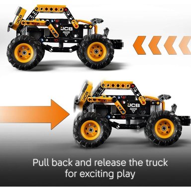 LEGO TECHNIC MONSTER JAM DIGATRON, CAMIÓN MONSTRUO CON RETROCESO - 3