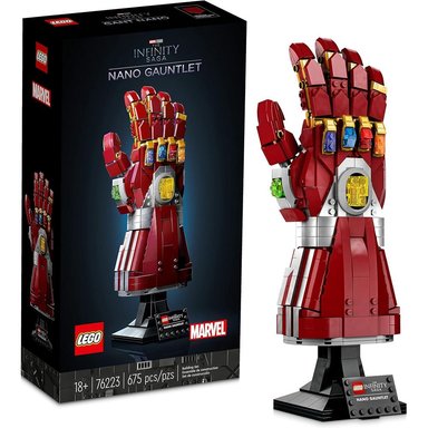 LEGO MARVEL GUANTELETE NANO IRON MAN CON GEMAS DEL INFINITO SET DE COLECCIÓN - 1