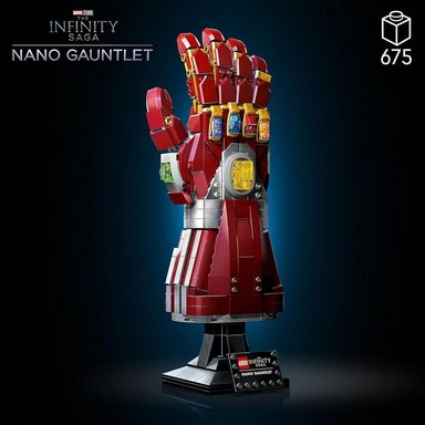 LEGO MARVEL GUANTELETE NANO IRON MAN CON GEMAS DEL INFINITO SET DE COLECCIÓN - 2