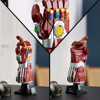 LEGO MARVEL GUANTELETE NANO IRON MAN CON GEMAS DEL INFINITO SET DE COLECCIÓN - 4