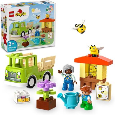 LEGO DUPLO CUIDADO DE ABEJAS Y COLMENAS, JUGUETE EDUCATIVO PARA PREESCOLARES 2+ - 1
