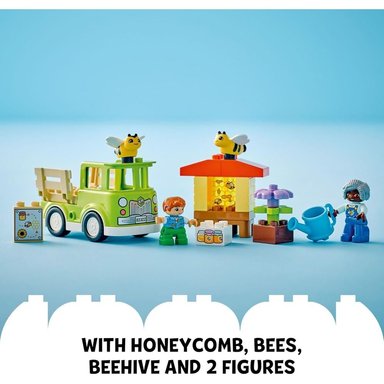 LEGO DUPLO CUIDADO DE ABEJAS Y COLMENAS, JUGUETE EDUCATIVO PARA PREESCOLARES 2+ - 4