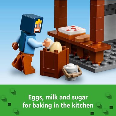 LEGO MINECRAFT GRANJA DE MOLINOS DE VIENTO CON 3 MINIFIGURAS, SET COLECCIONABLE - 5