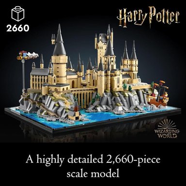 LEGO HARRY POTTER CASTILLO DE HOGWARTS CON TERRENOS Y MINIFIGURAS - 2